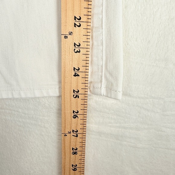 Lucky Brand Womens Sweet N Crop Jeans White Size 12/31 Bootcut Crop - Picture 8 of 9